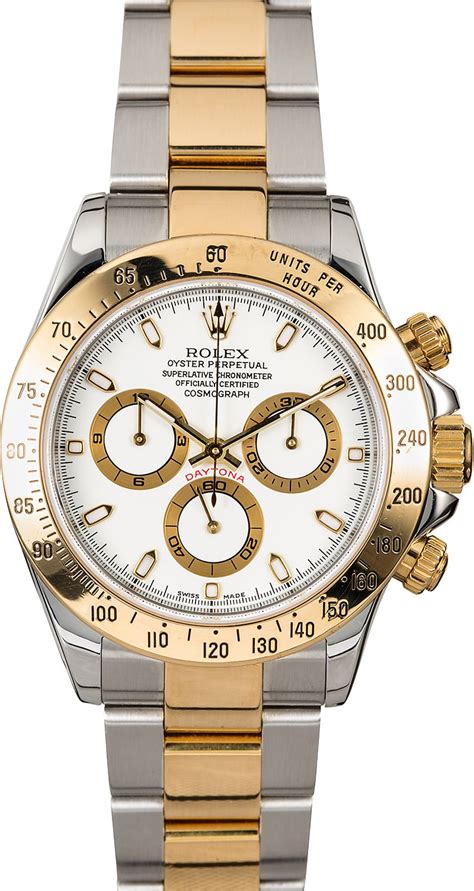 rolex daytona white face used|rolex daytona white gold price.